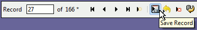 Save Record button Save Record button