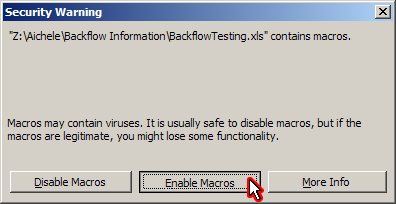 Macro Security Macro Security