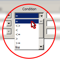 Selecting Condition Selecting Condition